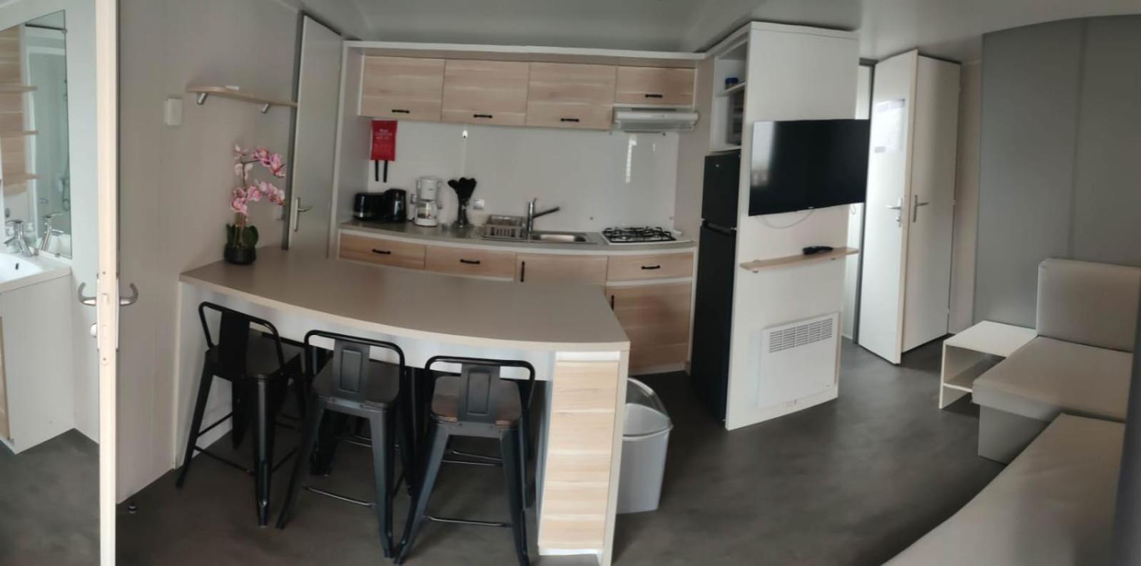 Mobilhome 6-8 Personnes Camping Les Viviers 4 Etoiles Cap Ferret Lège-Cap-Ferret Exteriér fotografie